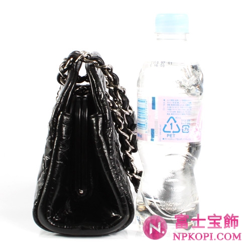 シャネル CHANEL クルーズライン キルティング ショルダーバッグ ブラック＆シルバー A66868AZQ 【2012年新作】